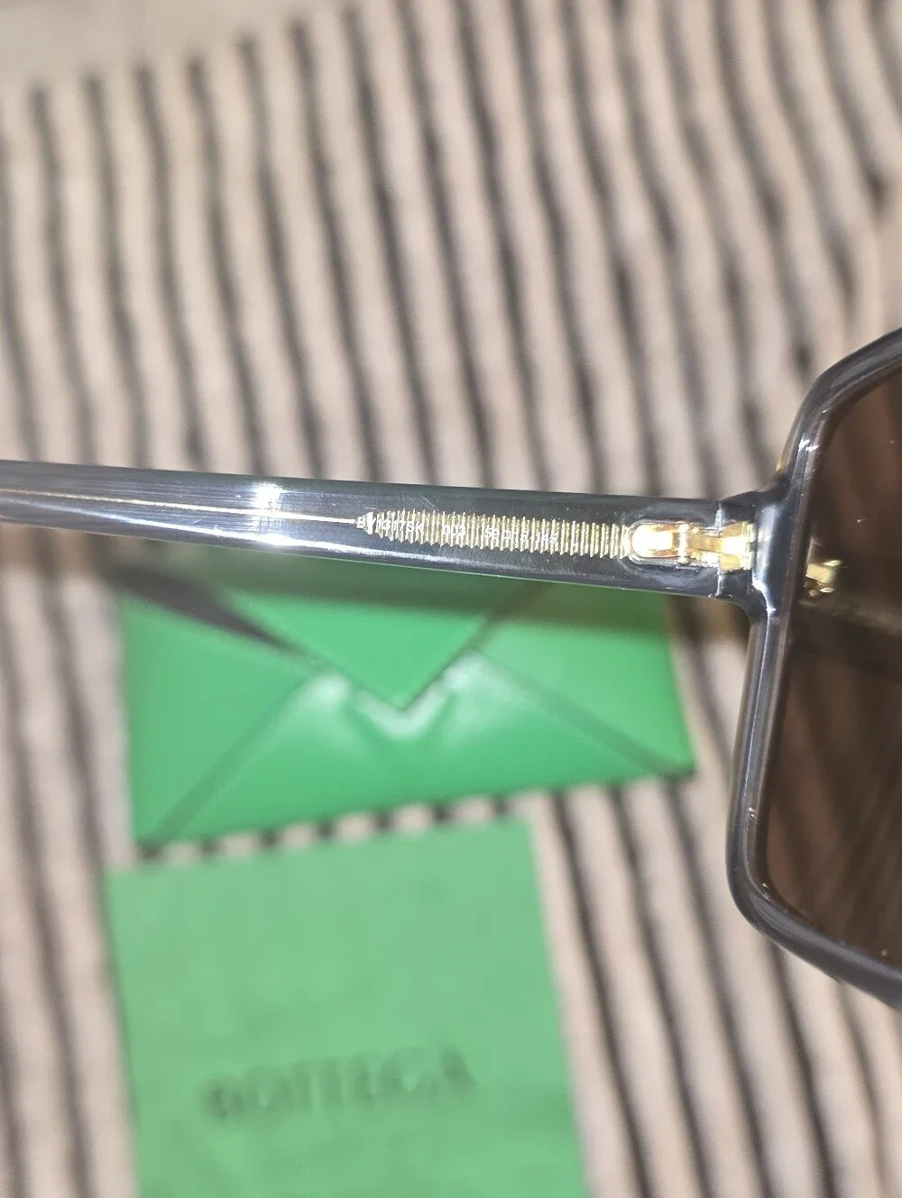 New Bottega Veneta Sunglasses BV1317SK Women's Large Square Frames (59-15-145)